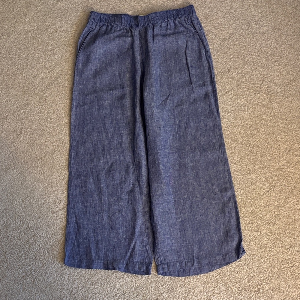 Cynthia Rowley Women’s 100% Linen Wide Leg Pants